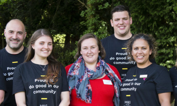 A group of M&S corporate volunteers