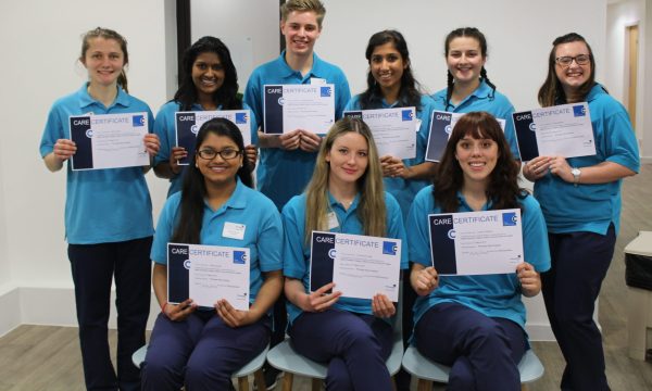 Our youngsters proudly display their certificates at the award ceremony