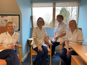 The wellbeing centre staff