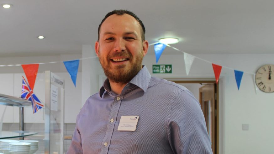 Martin smiling