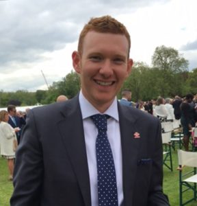 Andy Button-Stephens smiling at camera
