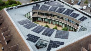 Solar panels from the air