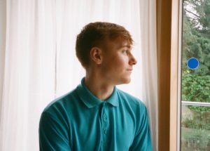 Ben looking out of the window