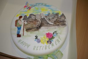 Jean Dean retirement cake