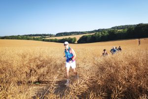 Fundraiser Max in PAH running vest